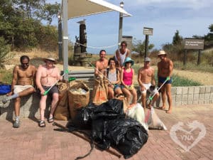 gunnison beach cleanup group photo trash bags sandy hook nude beach yna felicitys blog