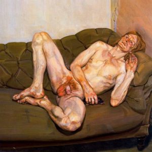 lucian freud nude paintings artist naked man rat felicitys blog