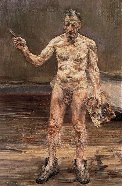 lucian freud nude paintings naked self portrait felicitys blog