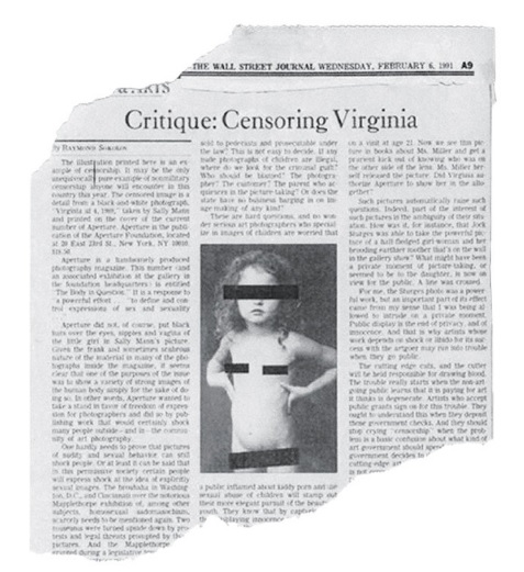 sally mann photographer wall street journal censored nude photography felicitys blog
