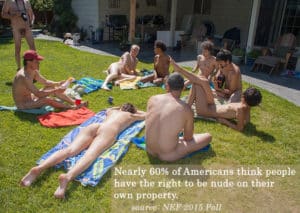 naturist education foundation zogby poll results home nudity backyard nudism naturism felicitys blog