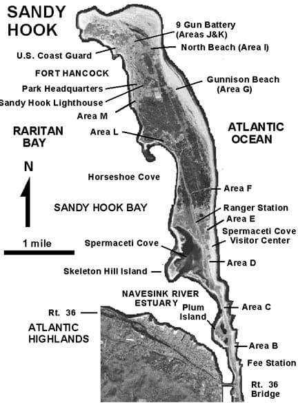 map gunnison beach nj sandy hook nude beach felicitys blog