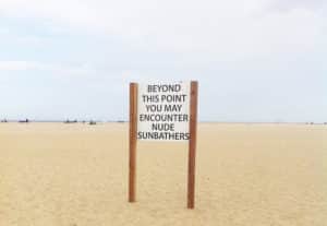 gunnison nude beach nj sandy hook nude sunbathers sign felicitys blog