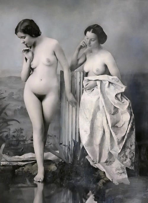 nudity history nudism victorian era two nude women baths hagerman felicitys blog