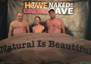 naked in a cave group photo booth howe caverns event ny felicitys blog